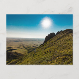 Morgens im Bear Butte Staat Park, South Dakota Postkarte