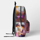 Morgens im Garten Bedruckter Rucksack (Links)