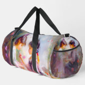 Morgens im Garten Duffle Bag (Rechte Ecke)