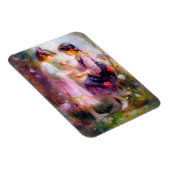 Morgens im Garten Magnet (Rechte Seite)