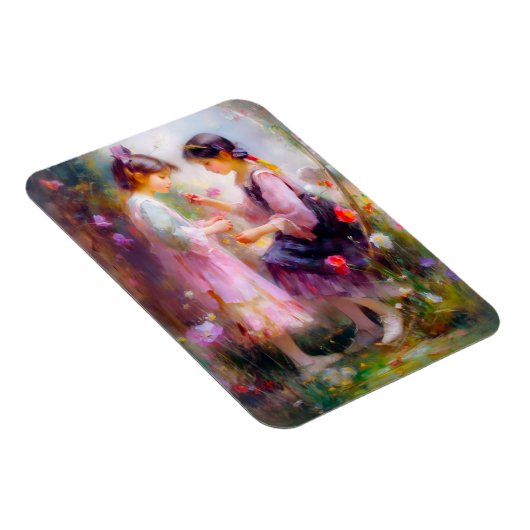 Morgens im Garten Magnet (Rechte Seite)