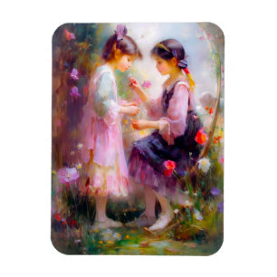 Morgens im Garten Magnet