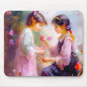 Morgens im Garten Mousepad