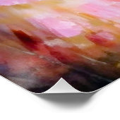 Morgens im Garten Poster (Ecke)