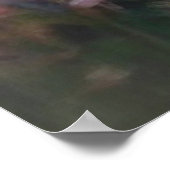 Morgens im Garten Poster (Ecke)