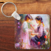 Morgens im Garten Schlüsselanhänger (Vorderseite)