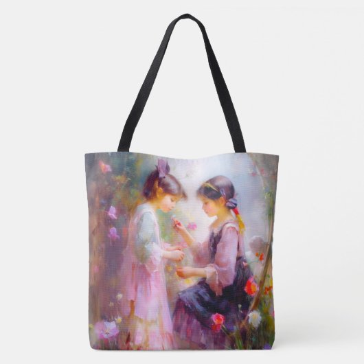 Morgens im Garten Tasche (Rückseite)