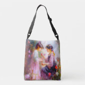 Morgens im Garten Tragetaschen Mit Langen Trägern (Rückseite)