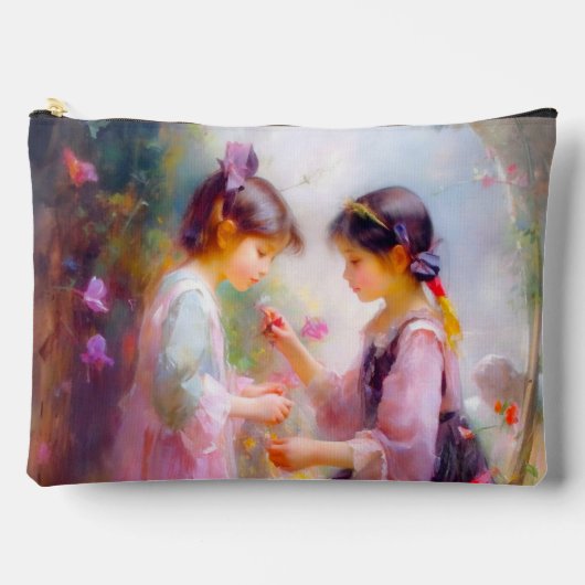 Morgens im Garten Zubehörtasche (Vorderseite)