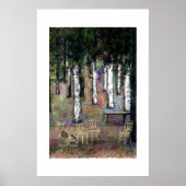 Morgens im Pariser Park Poster (Vorne)