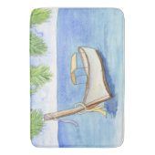 Morgens in Bali Badematte (Vorderseite Vertikal)