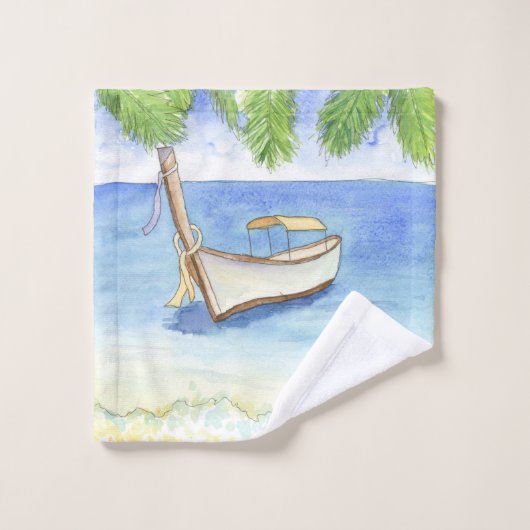 Morgens in Bali Badhandtuch Set (Waschlappen)