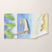 Morgens in Bali Badhandtuch Set (Handtuch)