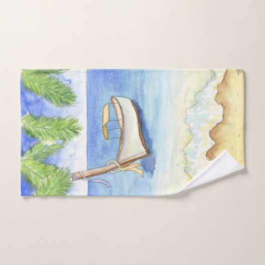 Morgens in Bali Badhandtuch Set (Handtuch)