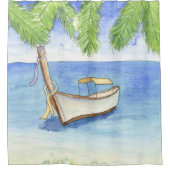 Morgens in Bali Duschvorhang (Vorderseite)