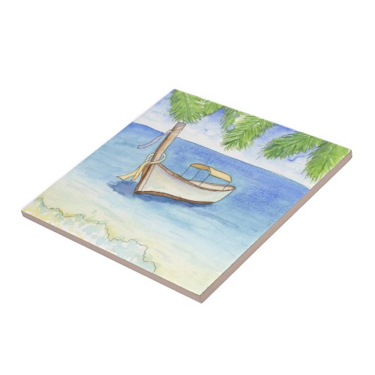 Morgens in Bali Fliese (Seite)