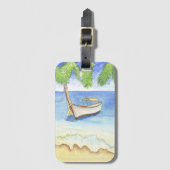 Morgens in Bali Gepäckanhänger (Vorderseite Vertikal)