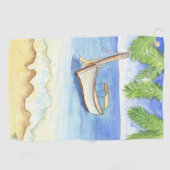 Morgens in Bali Golfhandtuch (Horizontal)