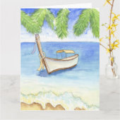 Morgens in Bali Karte (Gelbe Blume)