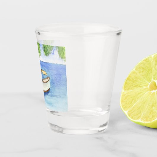 Morgens in Bali Schnapsglas (Rechts)