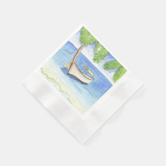 Morgens in Bali Serviette (Ecke)