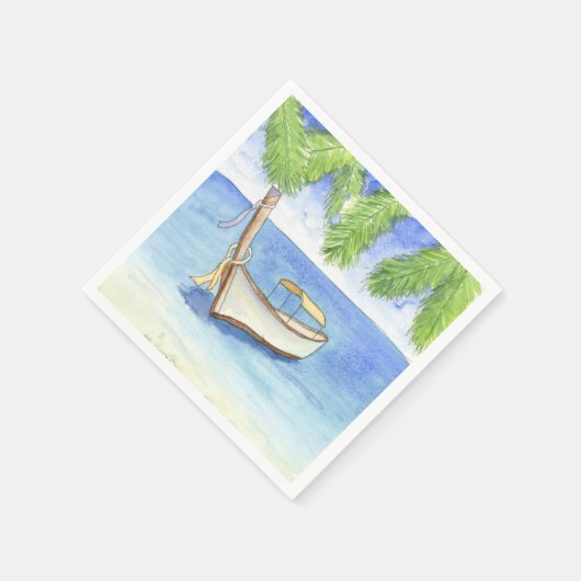 Morgens in Bali Serviette (Ecke)