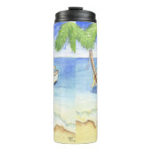 Morgens in Bali Thermosbecher (Vorderseite)