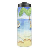 Morgens in Bali Thermosbecher (Vorderseite)