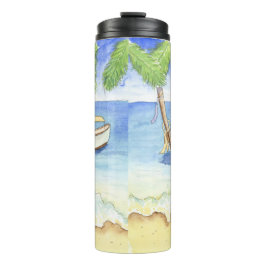 Morgens in Bali Thermosbecher