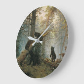 Morgens in einem Kiefernwald, große Uhr (Winkel)