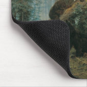 Morgens in einem Kiefernwald Mousepad (Ecke)