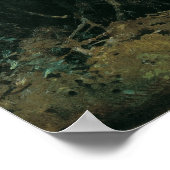 Morgens in einem Kiefernwald Poster (Ecke)