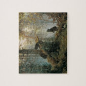 Morgens in einem Kiefernwald Puzzle (Vertikal)