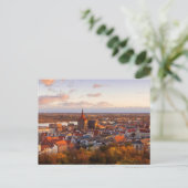 Morgens in Rostock Deutschland Postkarte (Stehend Vorderseite)