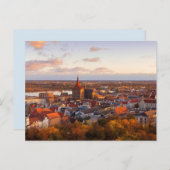 Morgens in Rostock Deutschland Postkarte (Vorne/Hinten)