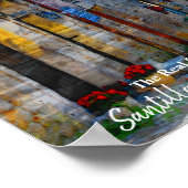 Morgens in Santillana del Mar - Das wahre Spanien Poster (Ecke)