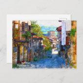 Morgens in Santillana del Mar - The Real Spain Pos Postkarte (Vorne/Hinten)