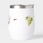 Morgens Kaffee Abend Champagne Time Tumbler (Links)