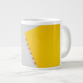 Morgens Kaffee Bliss" Jumbo-Tasse (Vorderseite Rechts)