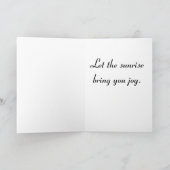 Morgens… Karte (Innenseite)