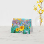 Morgens, Karte (Gelbe Blume)