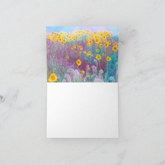 Morgens, Karte (Innenseite)