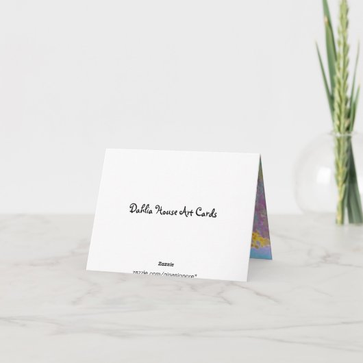 Morgens, Karte (Rückseite)