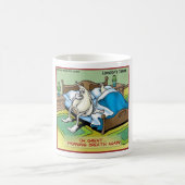 Morgens Knoblauch Atem Funny Offbeat Cartoon Gesch Kaffeetasse (Mittel)