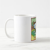 Morgens Knoblauch Atem Funny Offbeat Cartoon Gesch Kaffeetasse (Links)