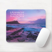 Morgens legte ich mein Mouse-Pad Mousepad (Mit Mouse)