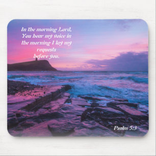 Morgens legte ich mein Mouse-Pad Mousepad