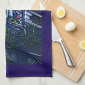 Morgens Licht, Hafen Insel Geschirrtuch (Viertel Falte)