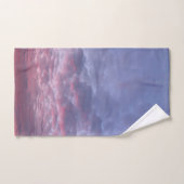 Morgens lila Sonnenaufgang Handtuch Set (Handtuch)