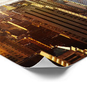 Morgens Manhattan-Skyline Poster (Ecke)